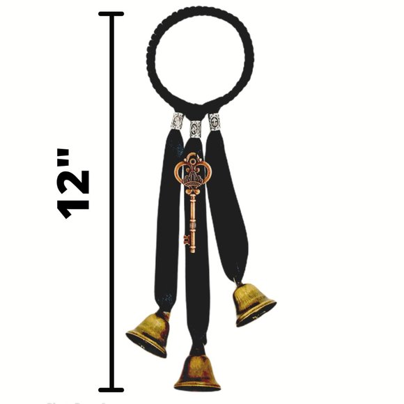 Witch Bells Door Hanger Home Protection Wicca - Picture 3 of 7